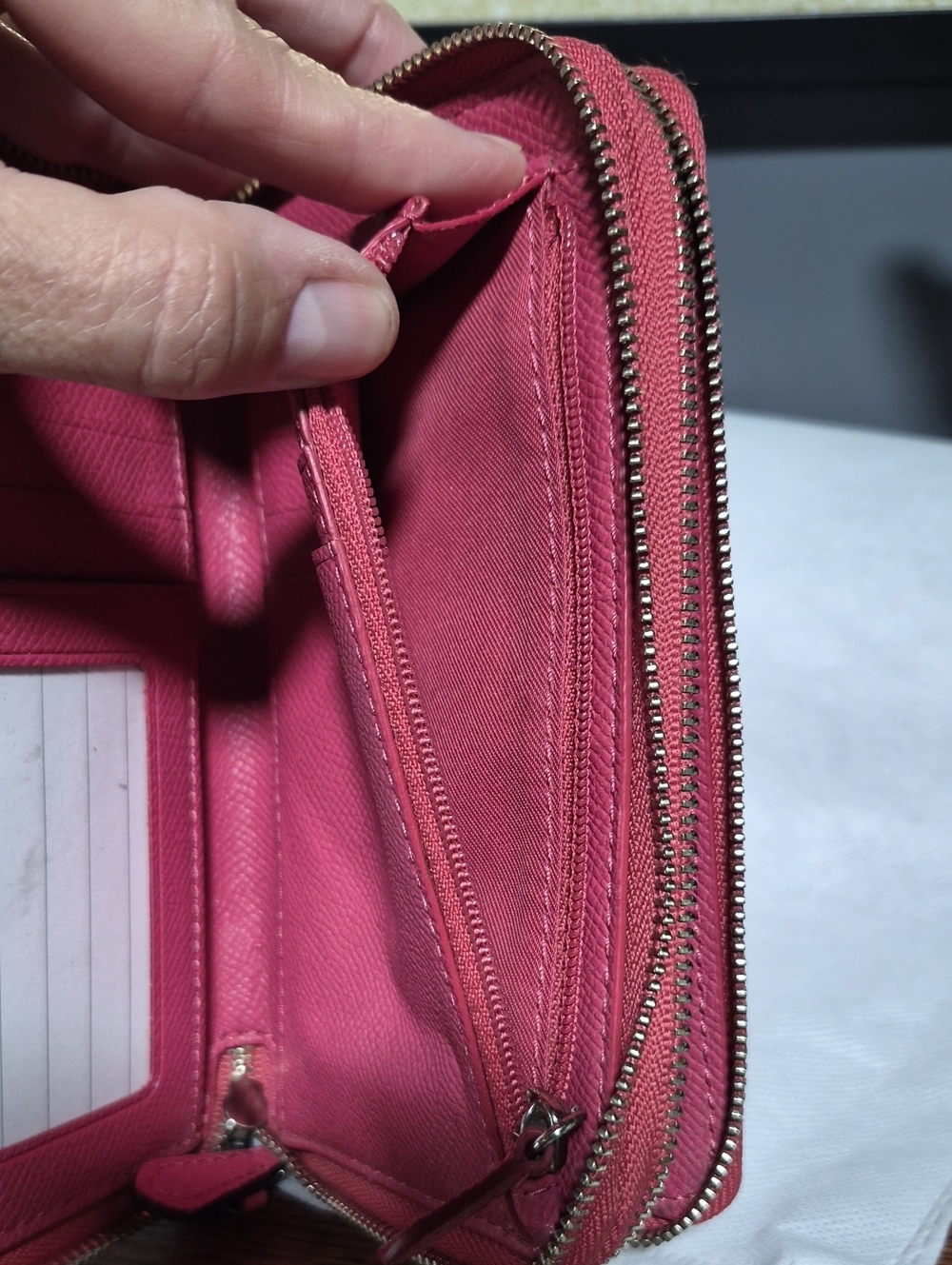 COACH Double Zip Wallet - Picture 8 of 9